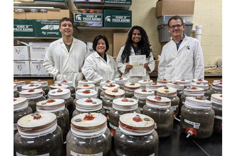 Researchers make a sustainable plastic more compostable